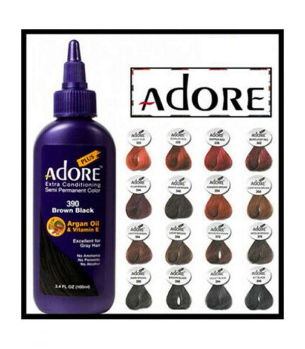 Adore Plus Semi-Permanent Colour 100ml ( All Colours ) - Venus Cosmetics
