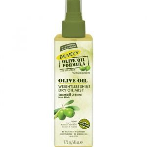 weightless shine dry oil mist compressed