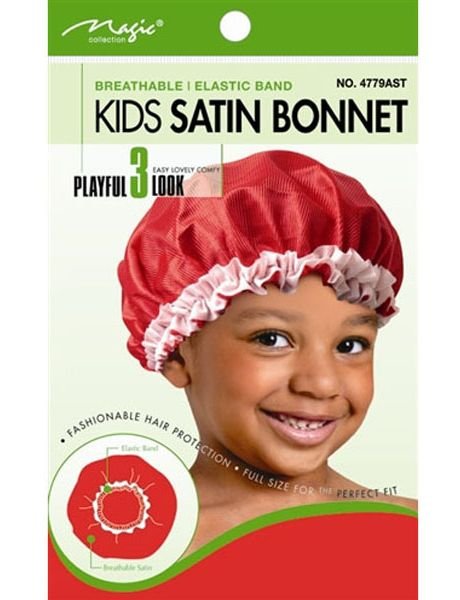 Magic Collection Kids Satin Bonnet ash4779AST 428 Magic Collection Kids Satin Bonnet ash4779AST 428
