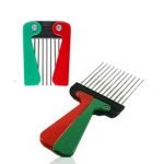 afro metal folding comb