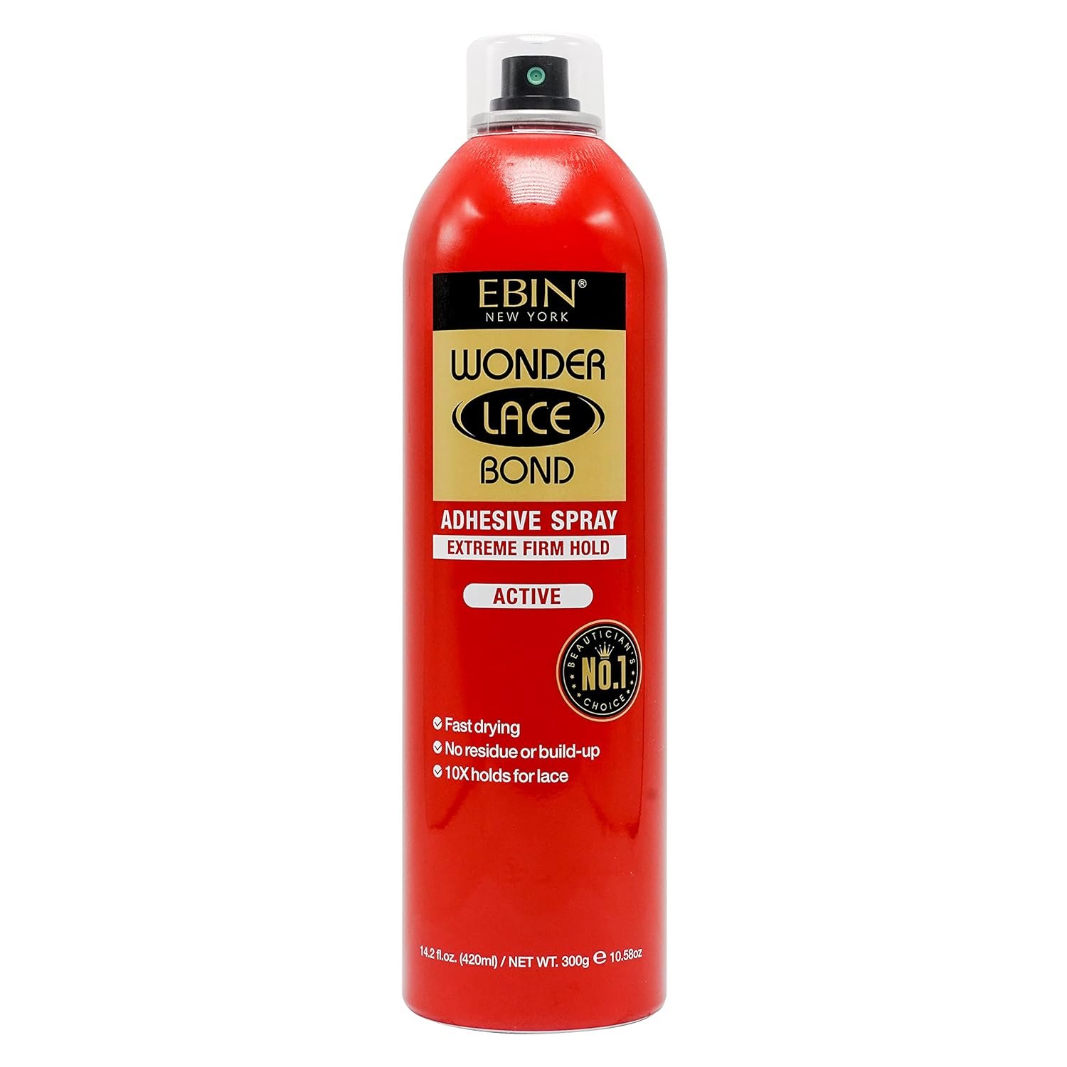 EBIN NEW YORK Wonder Lace Bond Adhesive Spray Extreme Firm Hold 14.2oz per 400ml EBIN NEW YORK Wonder Lace Bond Adhesive Spray Extreme Firm Hold 14.2oz per 400ml