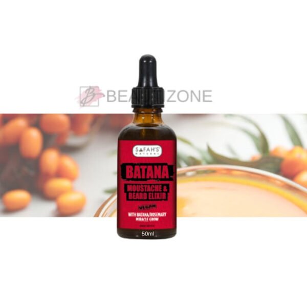 Safahs Natural BATANA Moustache Beard Elixir 50ml