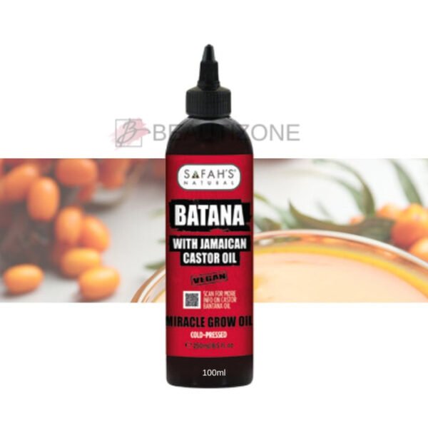 Safahs Natural BATANA Oil with Jamaican Castor Oil 100ml Safahs Natural BATANA Oil with Jamaican Castor Oil 100ml