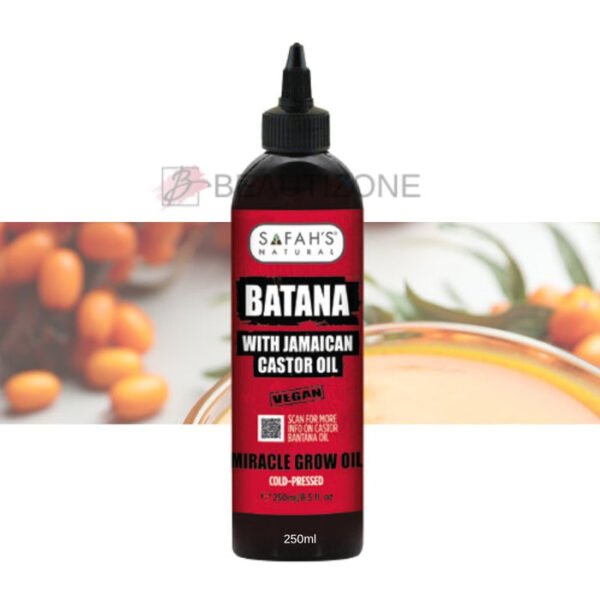 Safahs Natural BATANA Oil with Jamaican Castor Oil 250ml Safahs Natural BATANA Oil with Jamaican Castor Oil 250ml