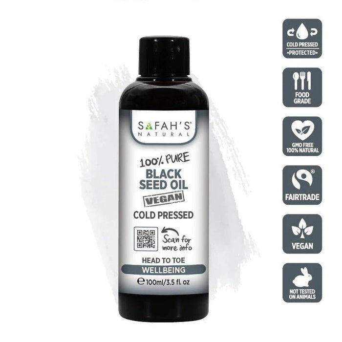 Safahs natural 100 Pure Black Cumin Seed Oil 100ml