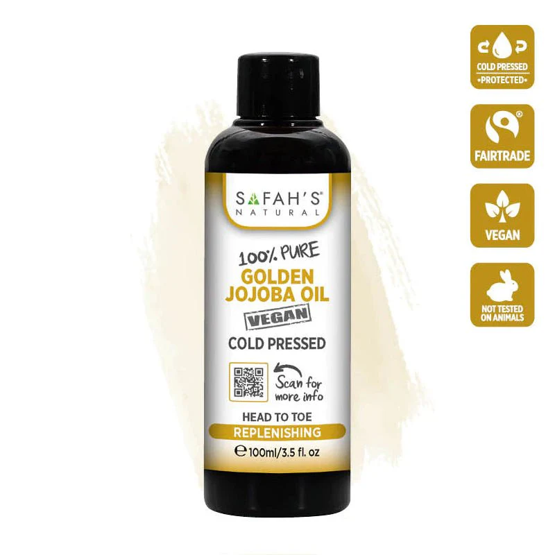 Safahs natural Cold pressed 100 pure Golden Jojoba oil Safahs natural Cold pressed 100 pure Golden Jojoba oil